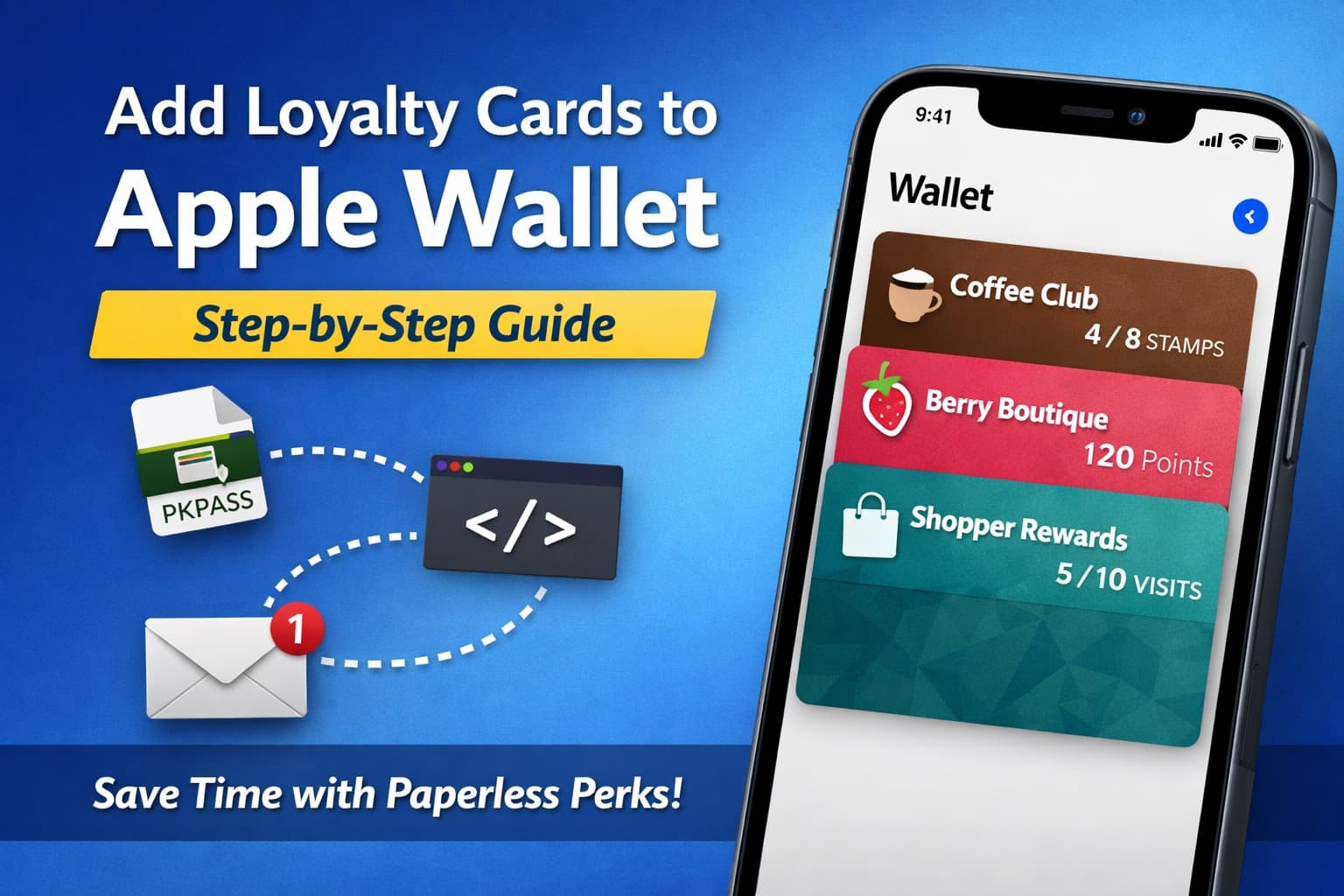 Step by step tutorial to get your loyalty cards into Apple Wallet